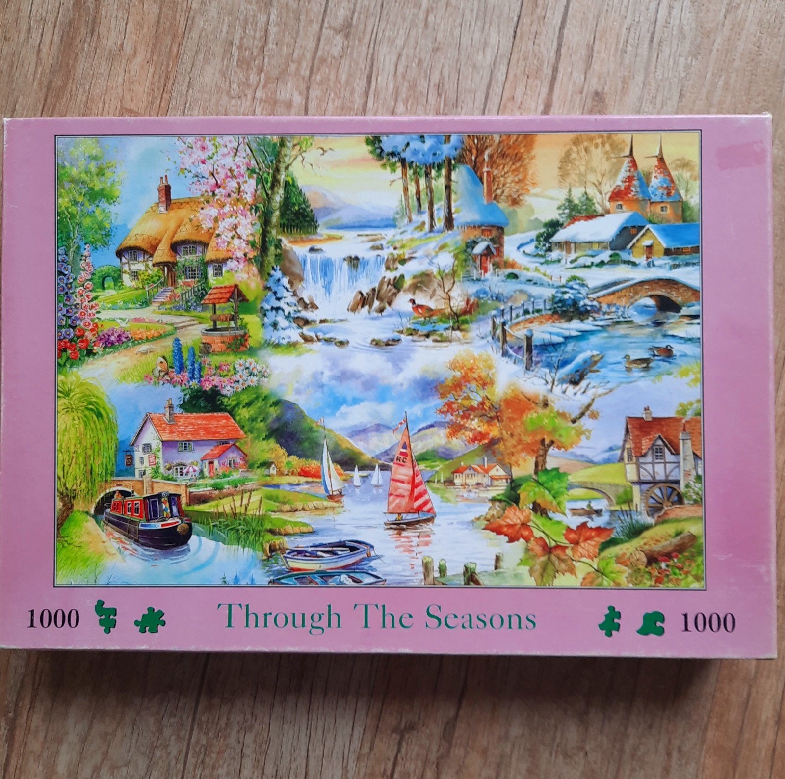 Puzzel 1000 stukjes - Through The Seasons, Ophalen of Verzenden, Gebruikt