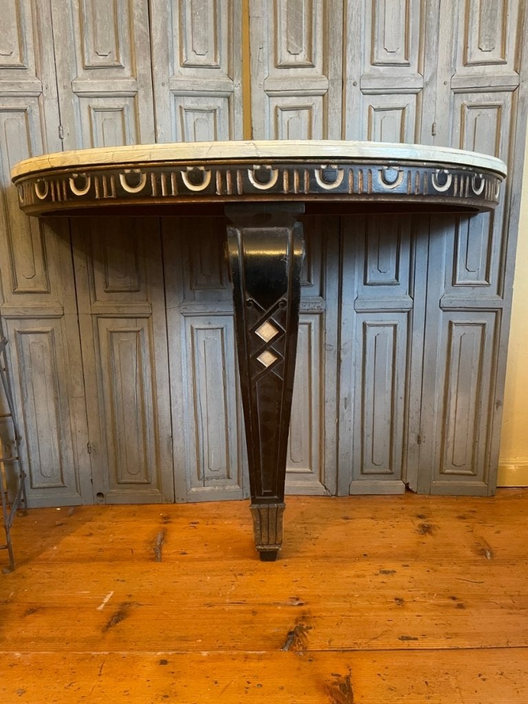 Bijzonder Side Table Wandtafel Halvemaan Half rond tafel 2x, Ophalen