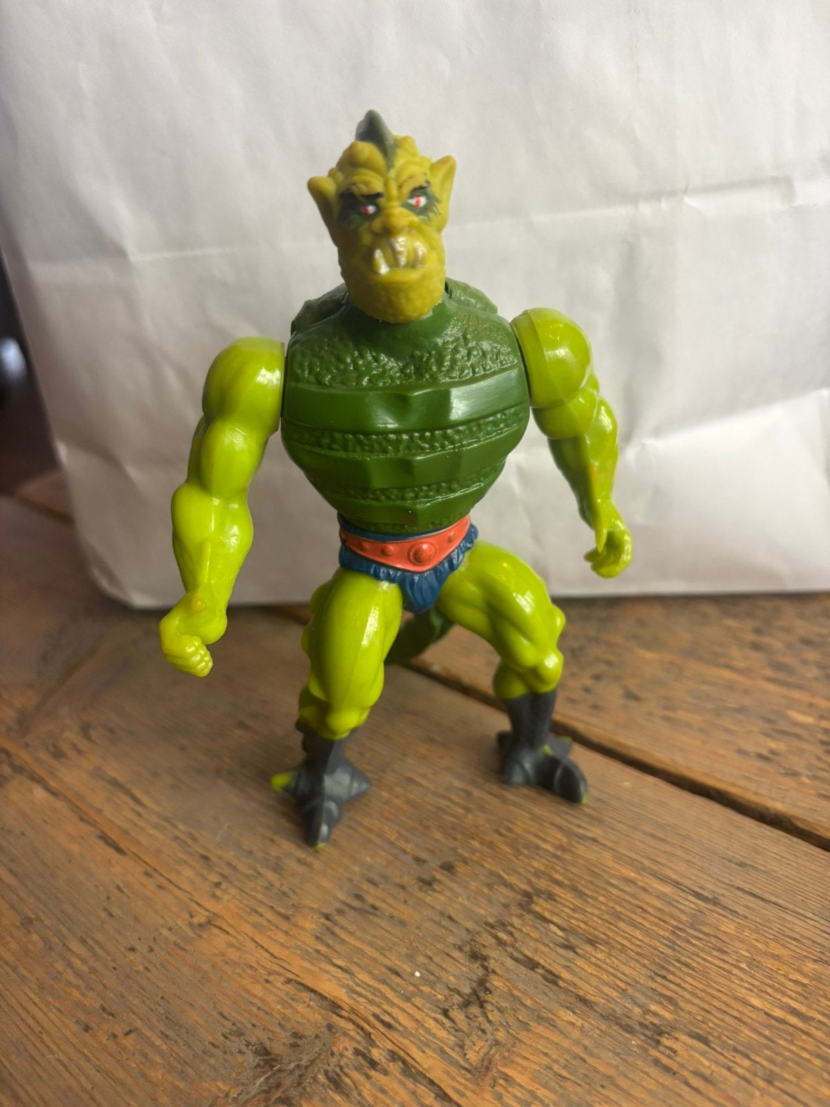 Vintage Masters of the Universe Whiplash Mattel 1983, Ophalen of Verzenden, Zo goed als nieuw