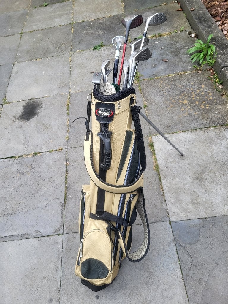 Golfset Mizuno / Spalding – 9 clubs + Protech tas