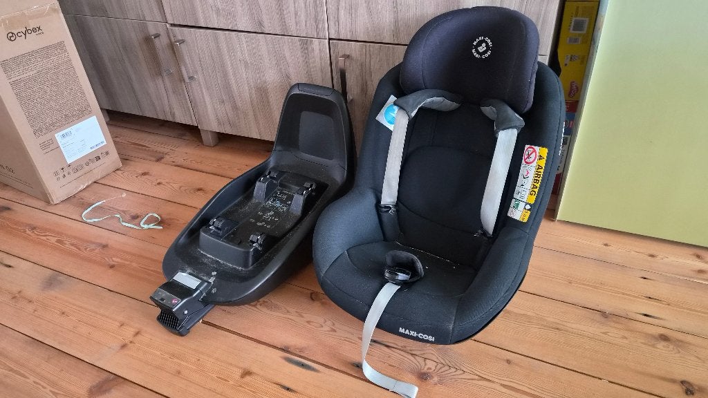 Maxi-Cosi Pearl Pro2 i-Size + FamilyFix One ISOFIX Base, Kinderen en Baby's, Autostoeltjes, Ophalen, 9 t/m 18 kg, Verstelbare rugleuning