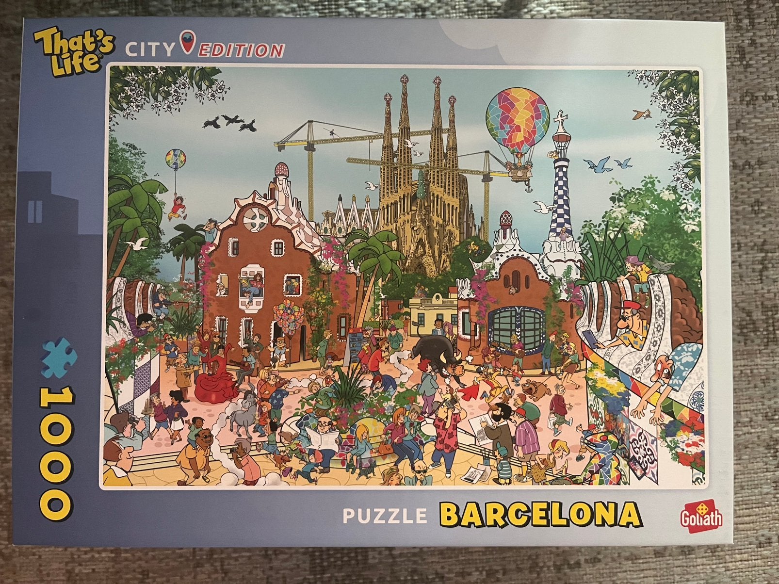 That’s Life puzzel - city edition - Barcelona, Ophalen of Verzenden, 500 t/m 1500 stukjes, Zo goed als nieuw