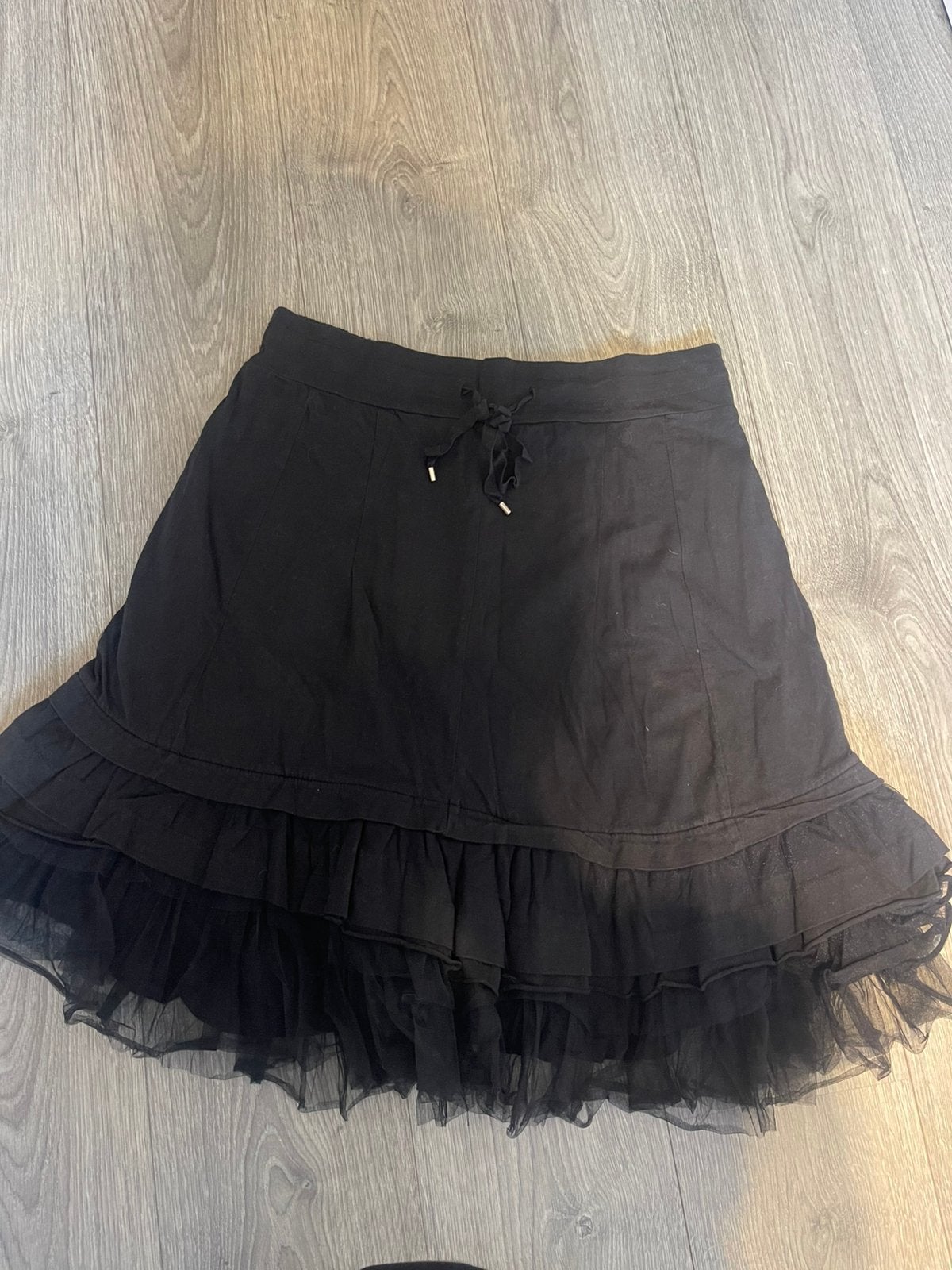 Ultimate Mik’sbrocante stroken rok rekbare taille maat L, Zwart, Maat 42/44 (L), Ophalen of Verzenden, Zo goed als nieuw