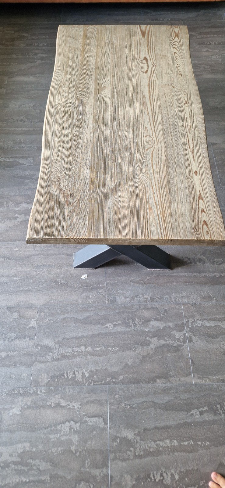 Zo goed als nieuwe walnoot salontafel, Huis en Inrichting, Tafels | Salontafels, Ophalen, Zo goed als nieuw, Overige houtsoorten