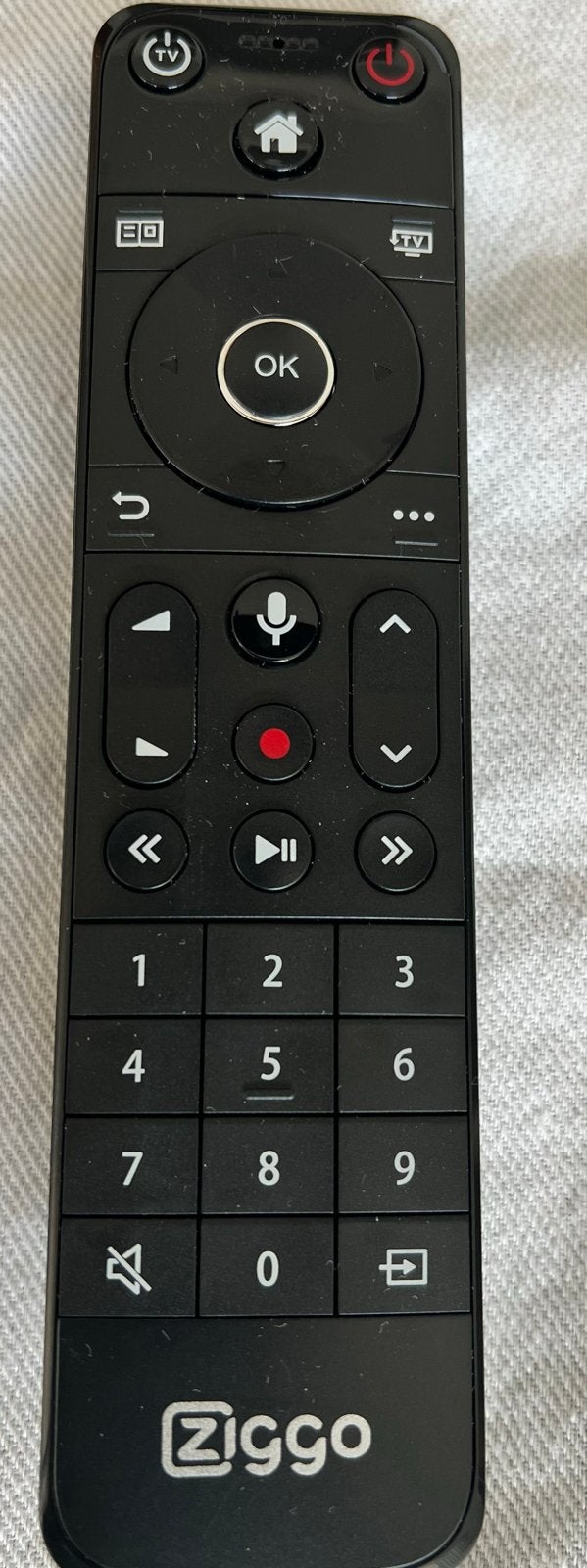 Nieuwe Ziggo Afstandsbediening met Voice Control, Ophalen of Verzenden, Nieuw, Origineel, Mediaspeler