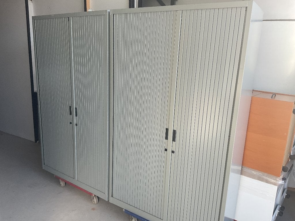 Assenburg roldeurkast garderobe kast, Ophalen, Gebruikt, 100 tot 150 cm, Metaal