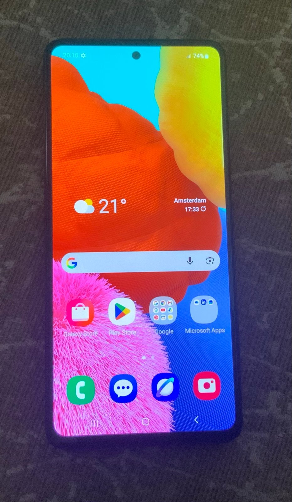 Samsung Galaxy A51 Zwart 128GB - Zo goed als nieuw, Telecommunicatie, Mobiele telefoons | Samsung, Zwart, Touchscreen, Ophalen of Verzenden