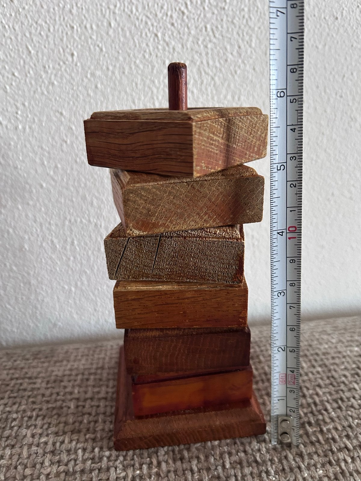 Hout eierdopjes meubelfabriek Oisterwijk eierdopje jaren 80, Antiek en Kunst, Ophalen of Verzenden