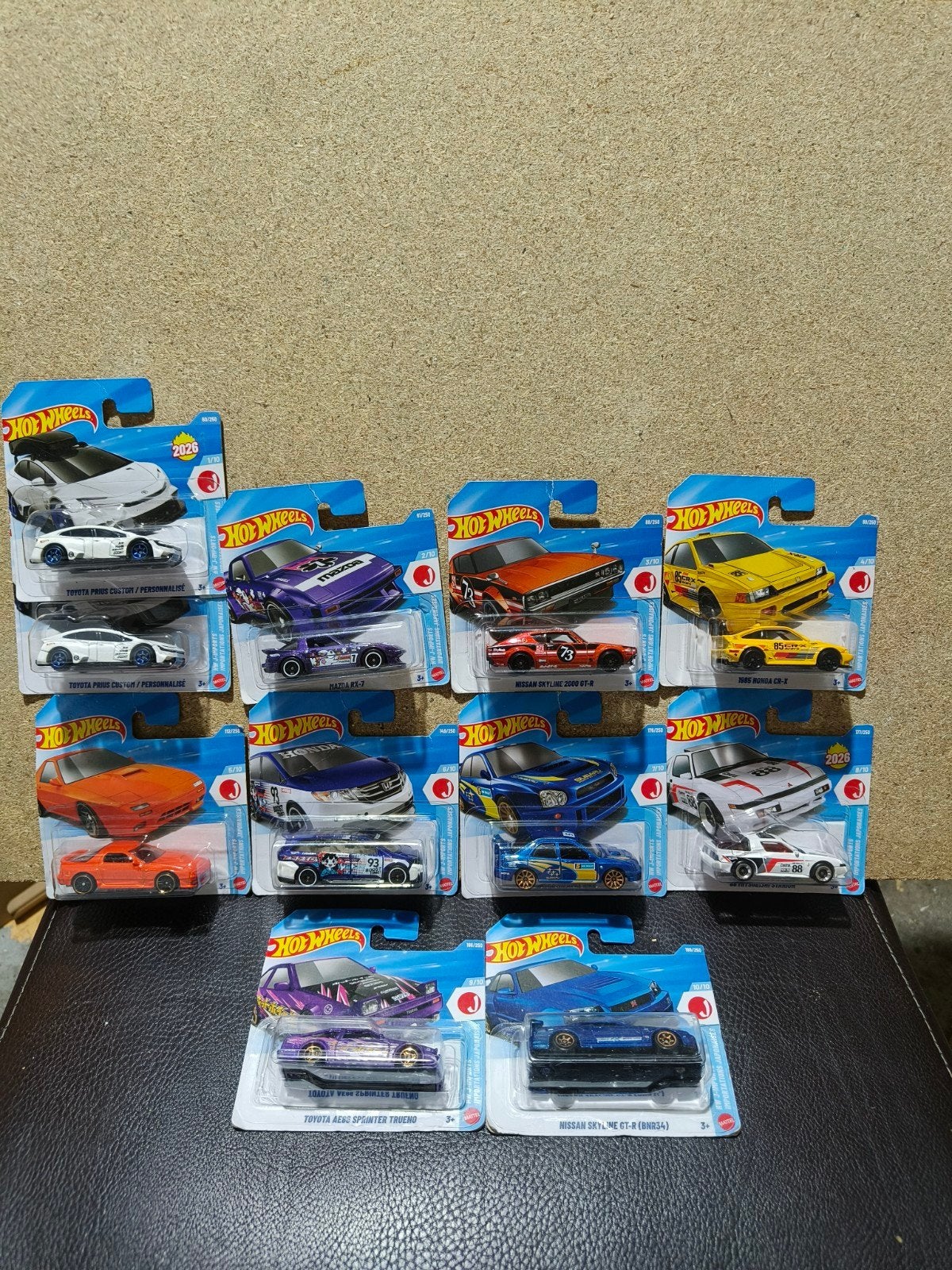 Hot Wheels Japanse Import 2026 - Complete Set 11/10, Ophalen of Verzenden, Nieuw, Auto