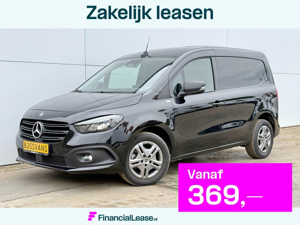 Mercedes-Benz Citan 110 CDI Automaat L1 Airco Carplay Cruise, Stof, Gebruikt, Zwart, Zwart