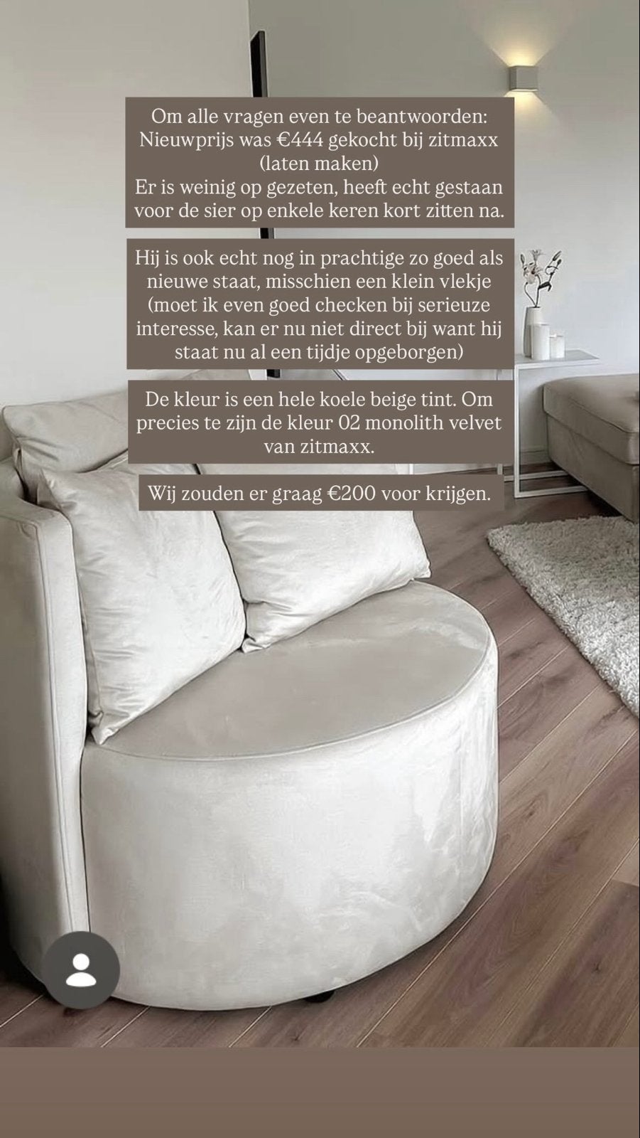 Zitmaxx love Fauteuil - Zo goed als nieuw, Ophalen, Overige materialen, Overige kleuren, Zo goed als nieuw