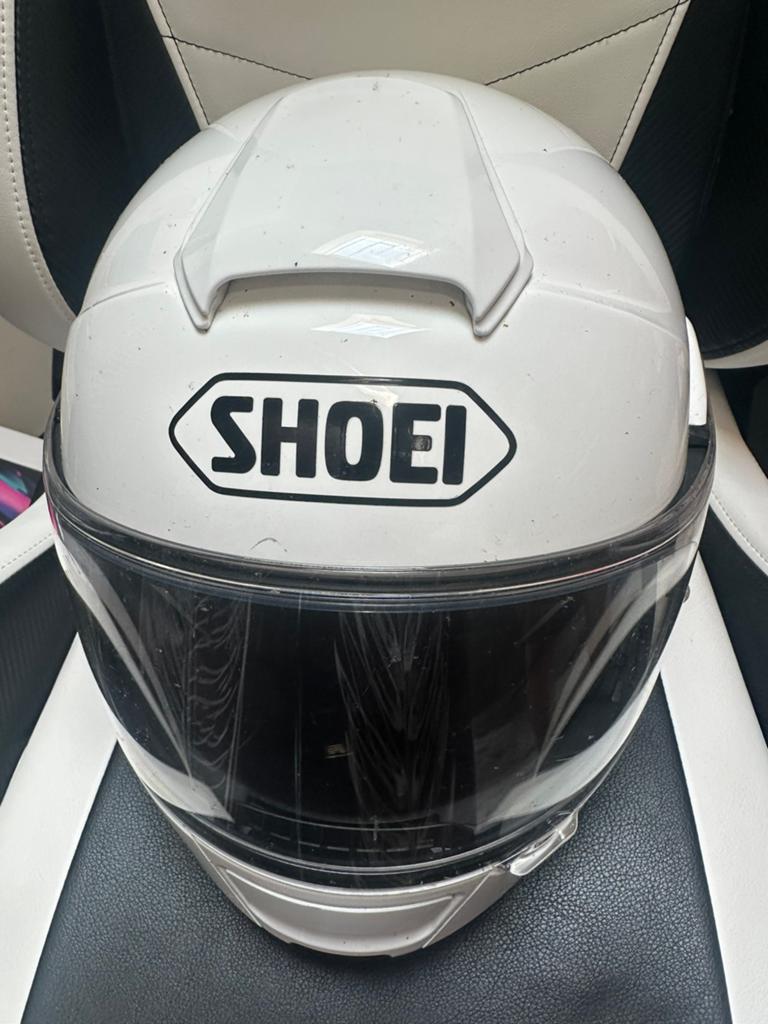 Shoei Neotec wit M nette staat, M, Systeemhelm, Dames, Ophalen of Verzenden