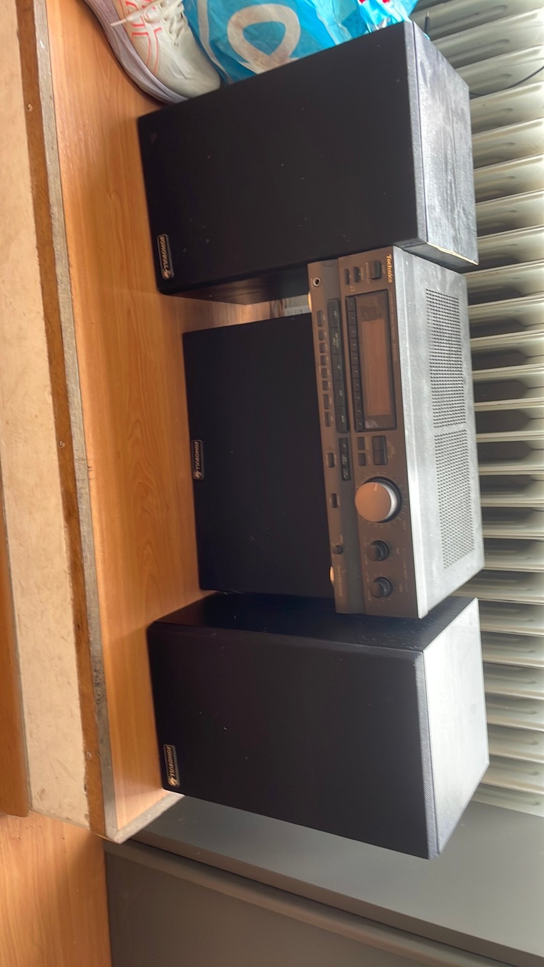 Muziekspeakers + versterker, Audio, Tv en Foto, Luidsprekers, Ophalen, Gebruikt