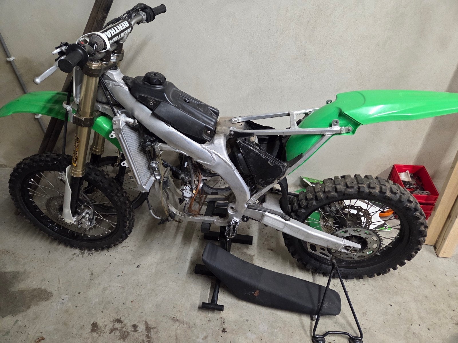 Kawasaki KX450F 2007 2008 Crossmotor - Project/Onderdelen, Ophalen, Gebruikt