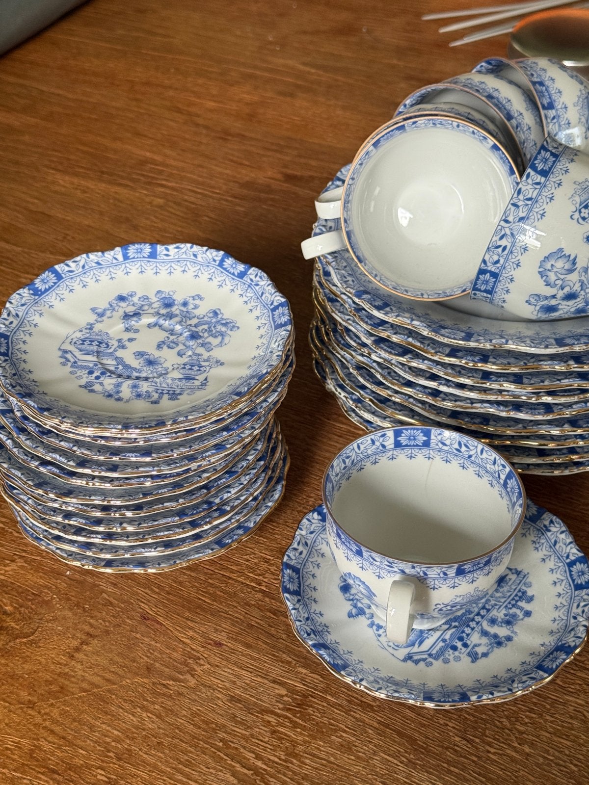 Vintage Seltmann Weiden Bavaria porseleinen theeservies, Ophalen of Verzenden