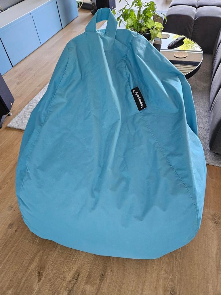 Sugarpufy XXL Zitzak Waterafstotend - Licht Blauw, Huis en Inrichting, Zitzakken, Ophalen, Blauw