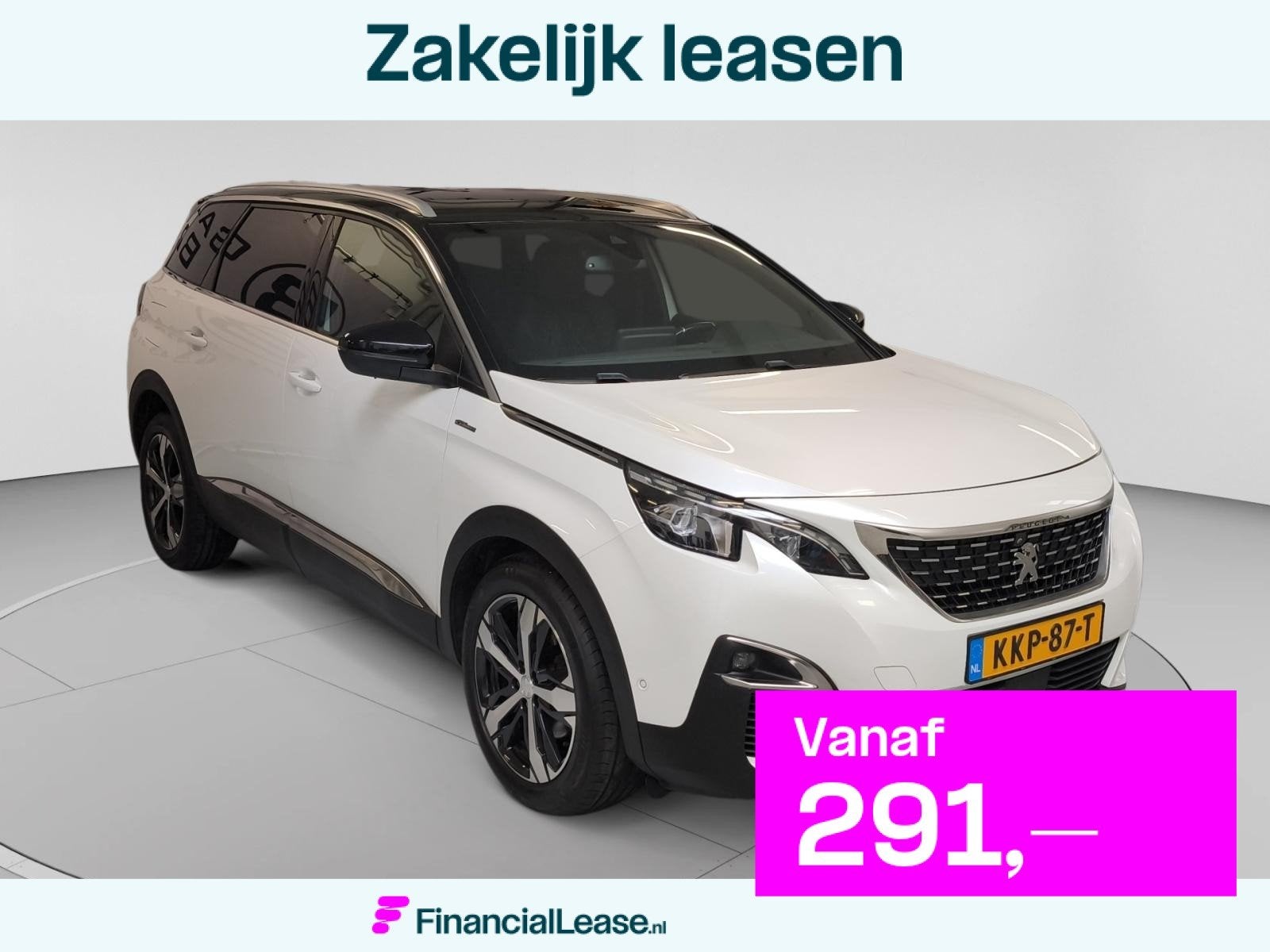 Peugeot 5008 1.6 e-THP GT-Line 7-Pers | Leder | Schuifdak |, 1350 kg, Gebruikt, 4 cilinders, 7 stoelen