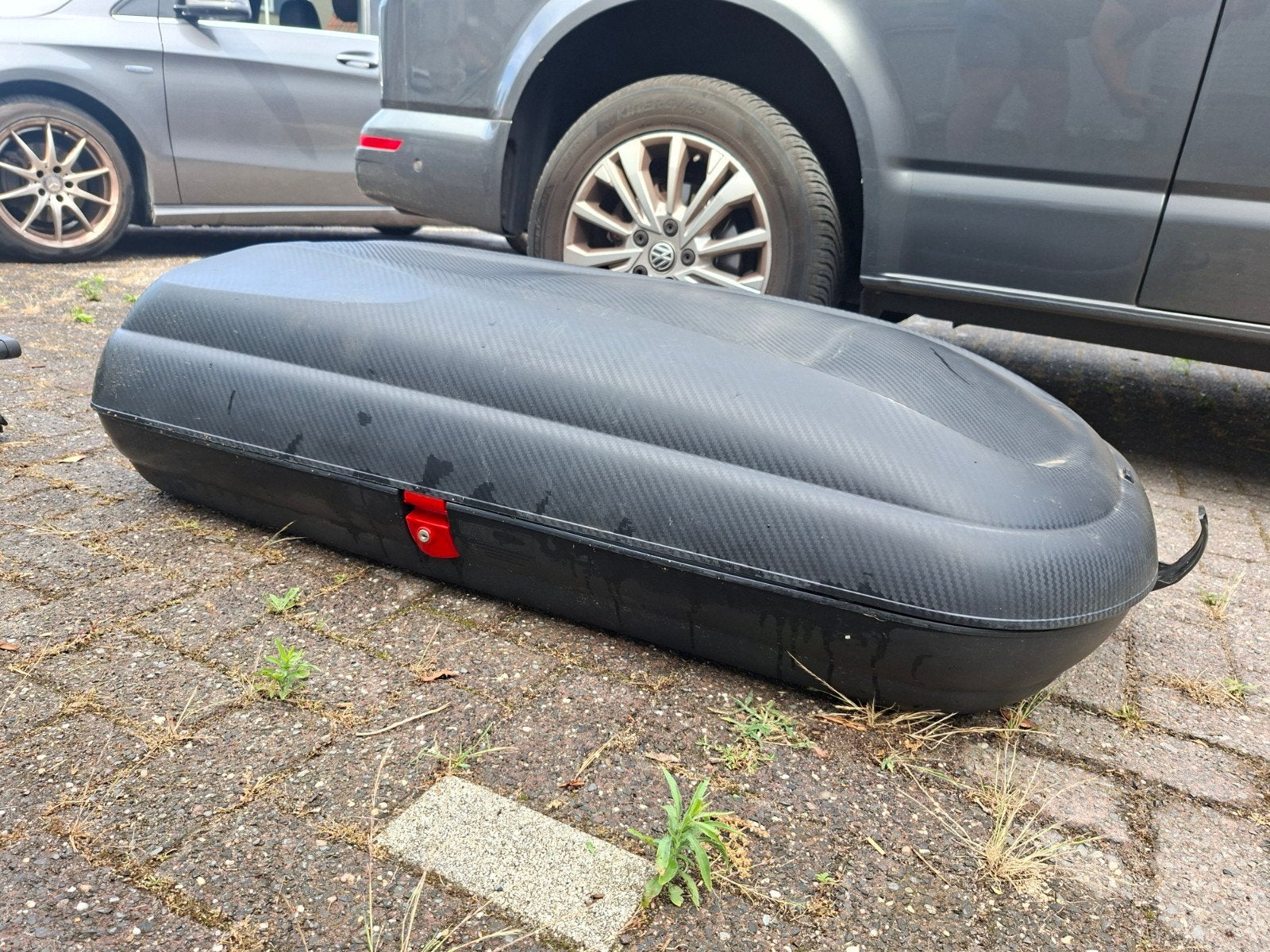 Menabo dakdragers en dakkoffer, Ophalen, Gebruikt