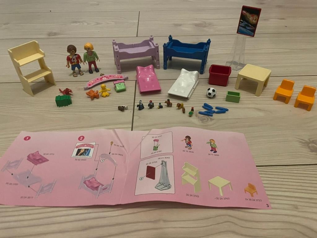 Playmobil 5306 Dollhouse kinderkamer met stapelbed., Ophalen, Zo goed als nieuw, Toebehoren