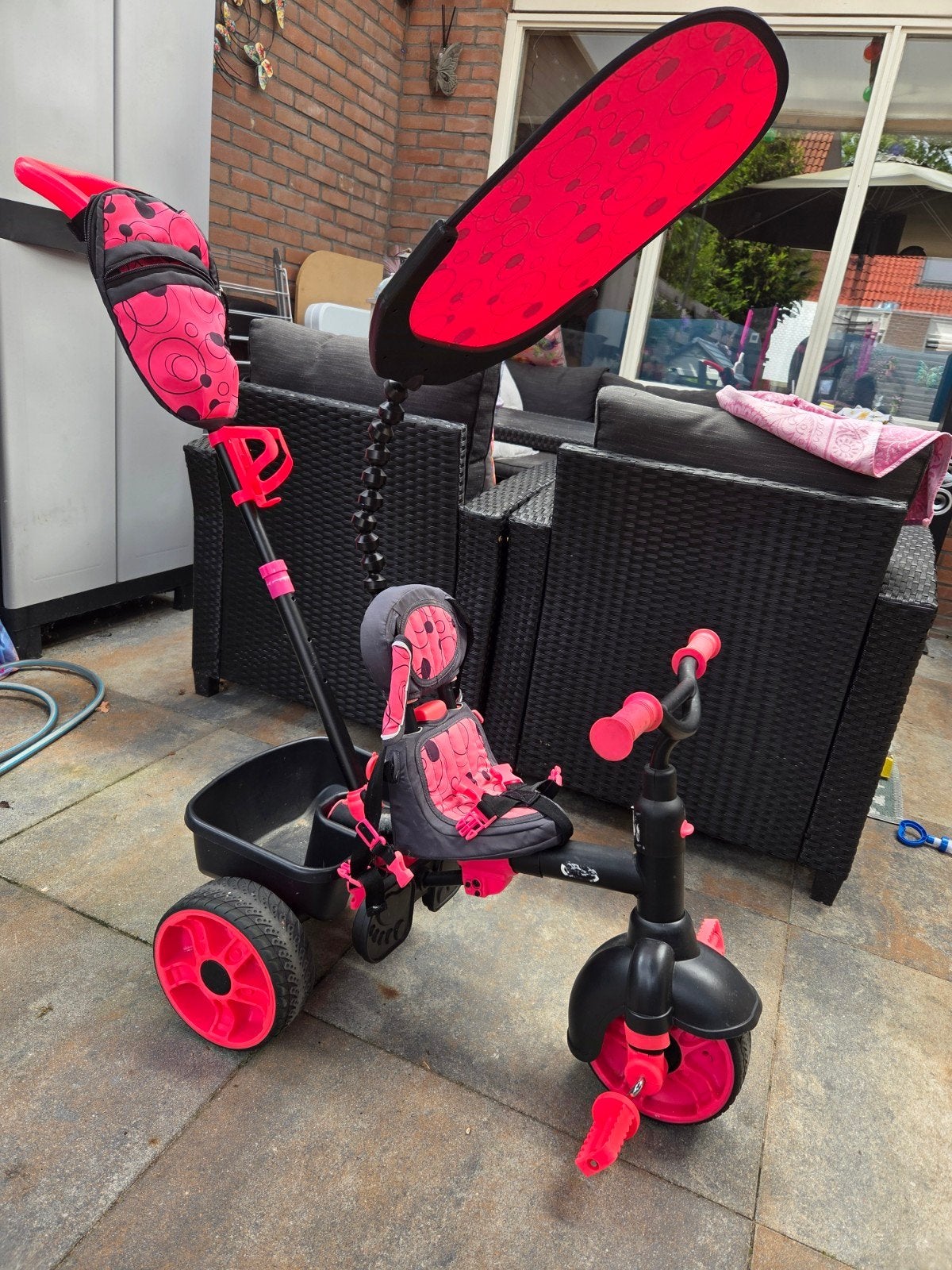 Little Tikes duw en trap driewieler, Ophalen, Terugtraprem, Gebruikt, Little Tikes