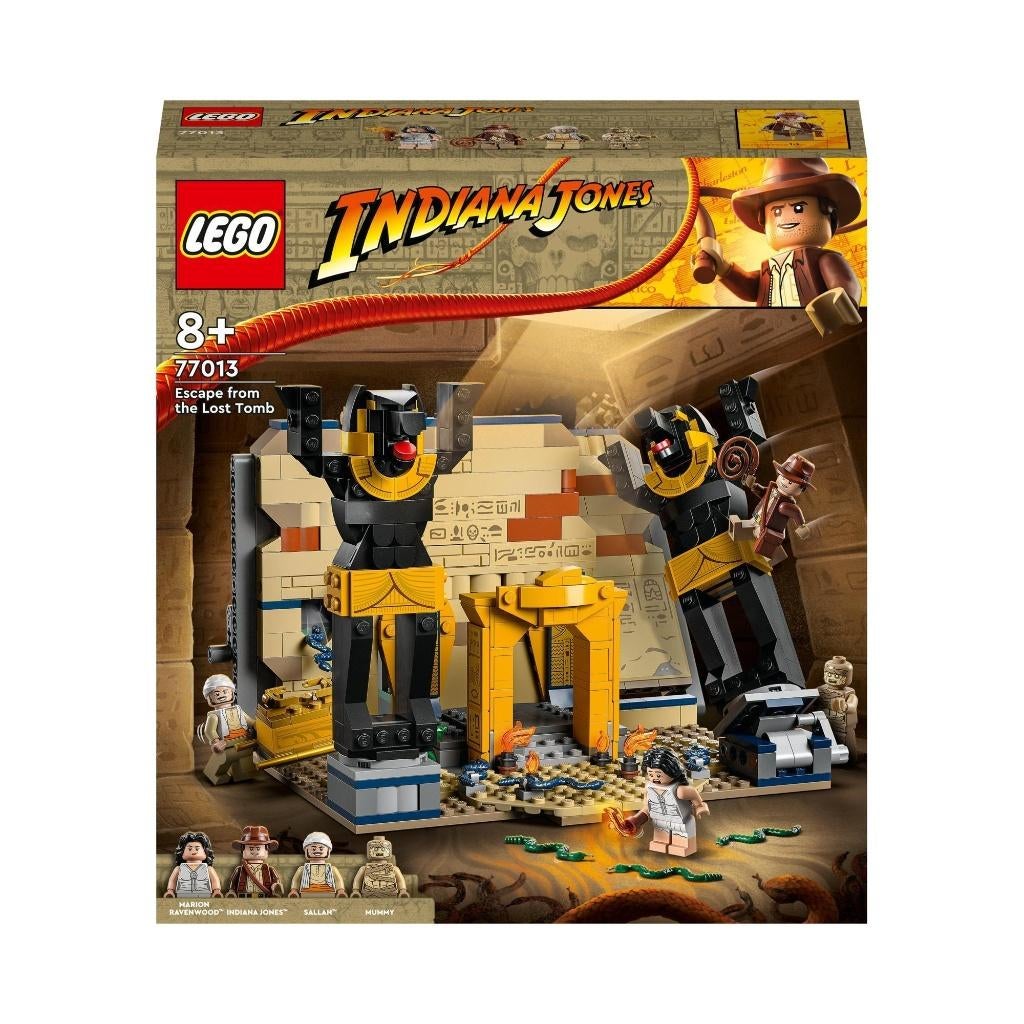 Lego Indiana Jones 77013 Escape from the last Tomb, Lego, Nieuw, Ophalen of Verzenden, Complete set