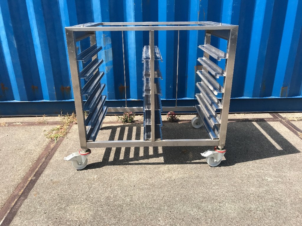 mobiel RVS onderstel voor oa combisteamer / mobiel RVS Frame, Ophalen, Gebruikt