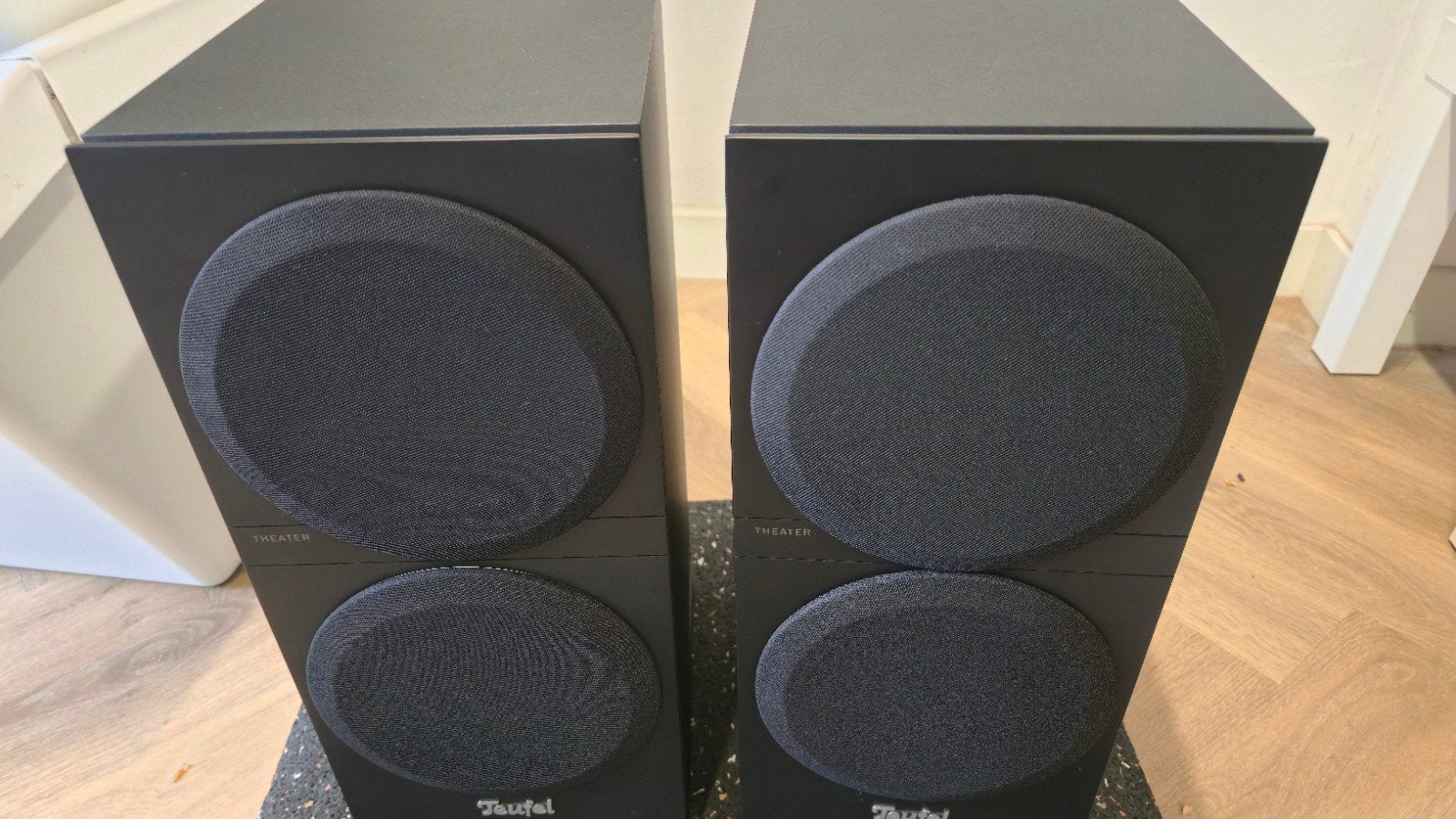 Teufel T 500 S FR 16 Speakers, Stereo speakers, Zo goed als nieuw, 60 tot 120 watt, Geschikt voor surround/home cinema
