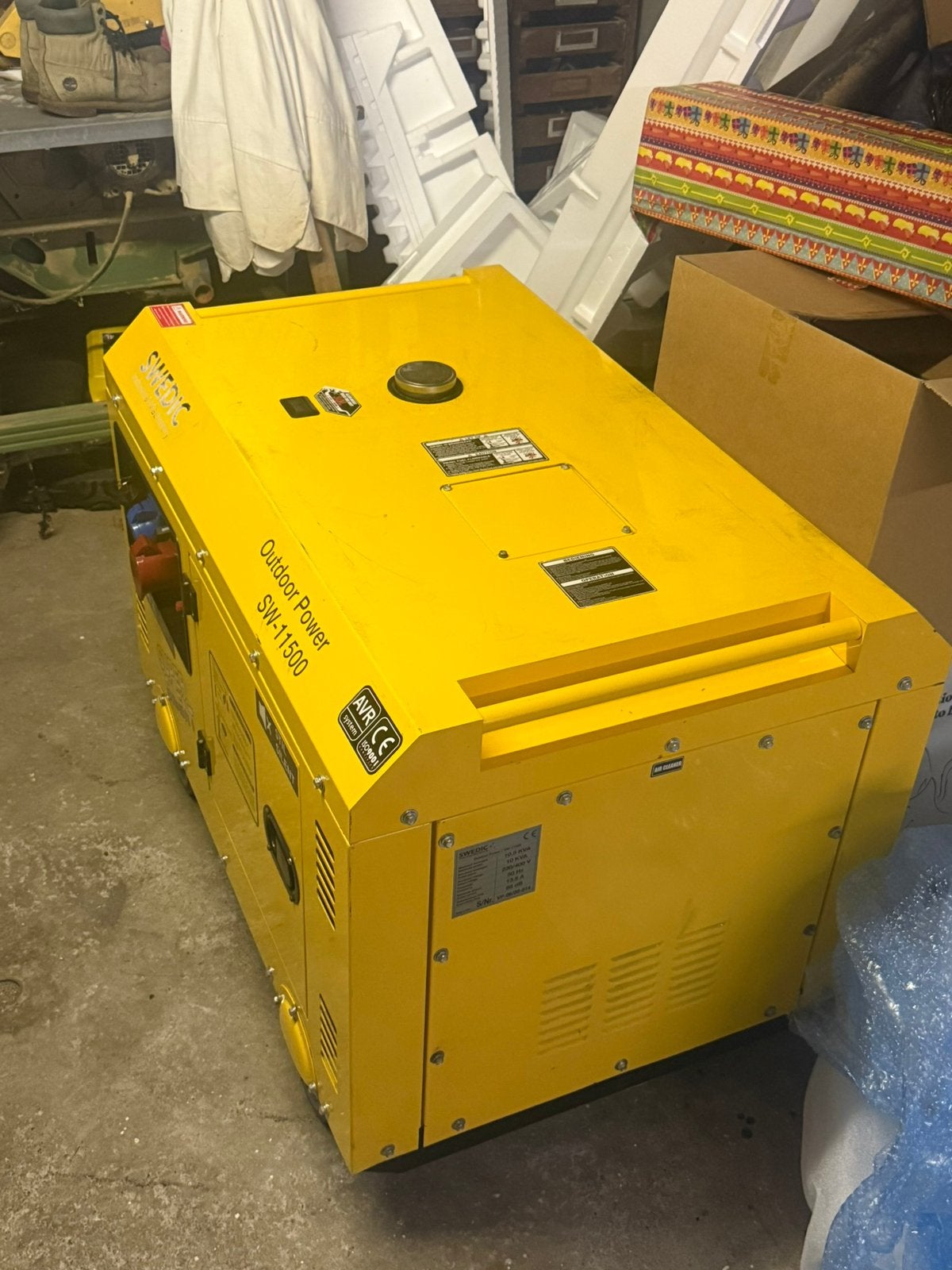 Swedic 10,5kva Aggegraat, Ophalen, Minder dan 5 kVA, Benzine