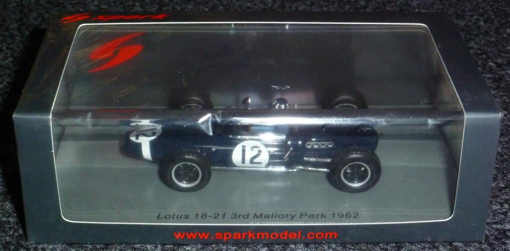 1962 - Lotus 18-21 - Graham Hill - 3rd Mallory Park, Hobby en Vrije tijd, Modelauto's | 1:43, Ophalen of Verzenden, Nieuw, Auto