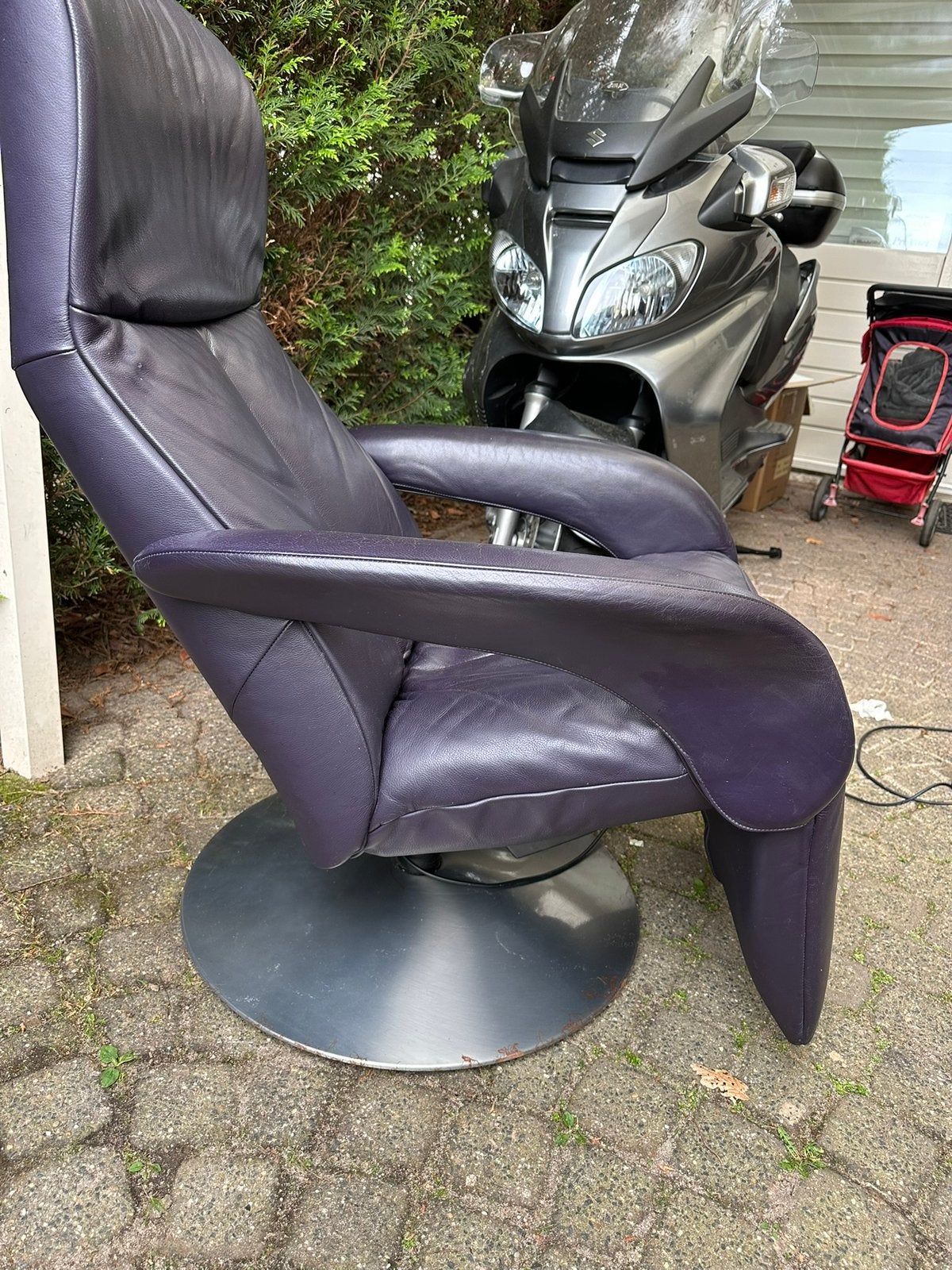 Jori relaxfauteuil elektrisch, Ophalen, Gebruikt, Leer