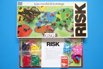 Risk nr. 751402-02, Hobby en Vrije tijd, Gezelschapsspellen | Bordspellen, Zo goed als nieuw, Ophalen