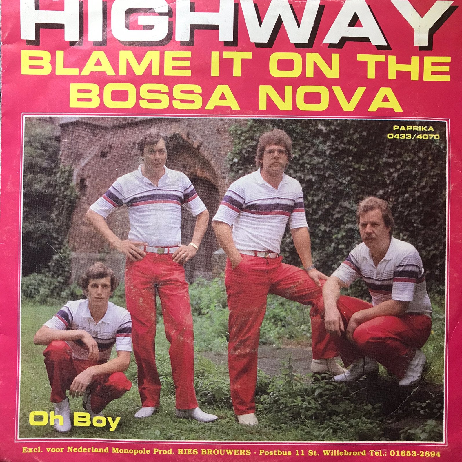 Highway - Blame it on the Bossa Nova, Cd's en Dvd's, Vinyl Singles, Ophalen of Verzenden