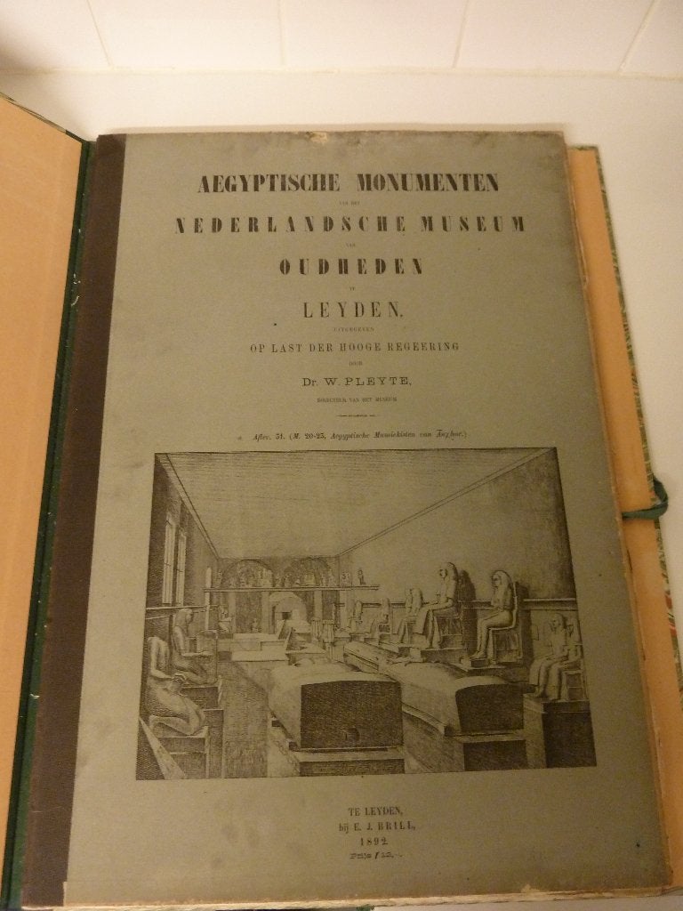 AEGYPTISCHE MONUMENTEN MAP MET ORIGINELE PRENTEN, Ophalen of Verzenden