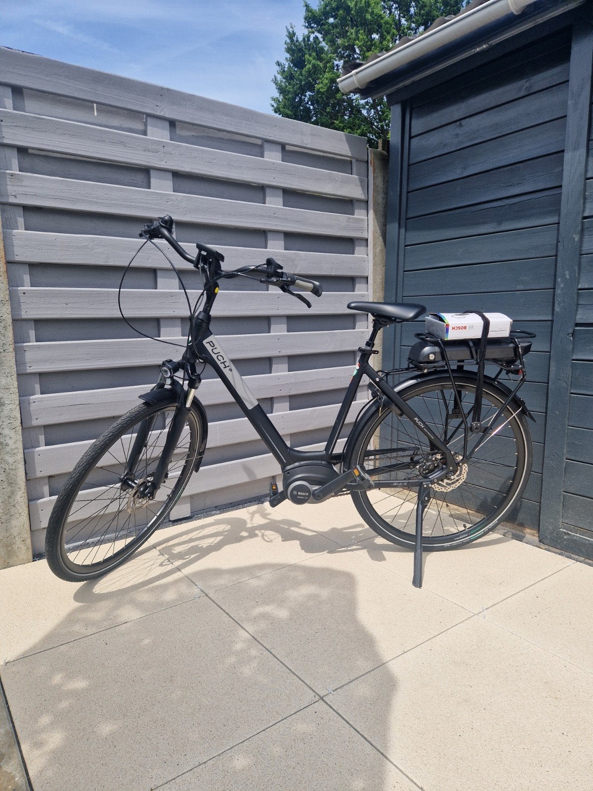PUCH E-Symphony E-bike – Bosch Middenmotor (2023, 2400km), Zo goed als nieuw, 51 tot 55 cm, 50 km per accu of meer, Ophalen