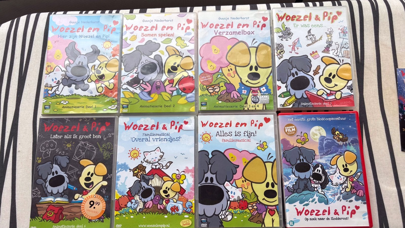 Dvd ‘s Woezel en Pip, Alle leeftijden, Overige typen, Zo goed als nieuw, Familie