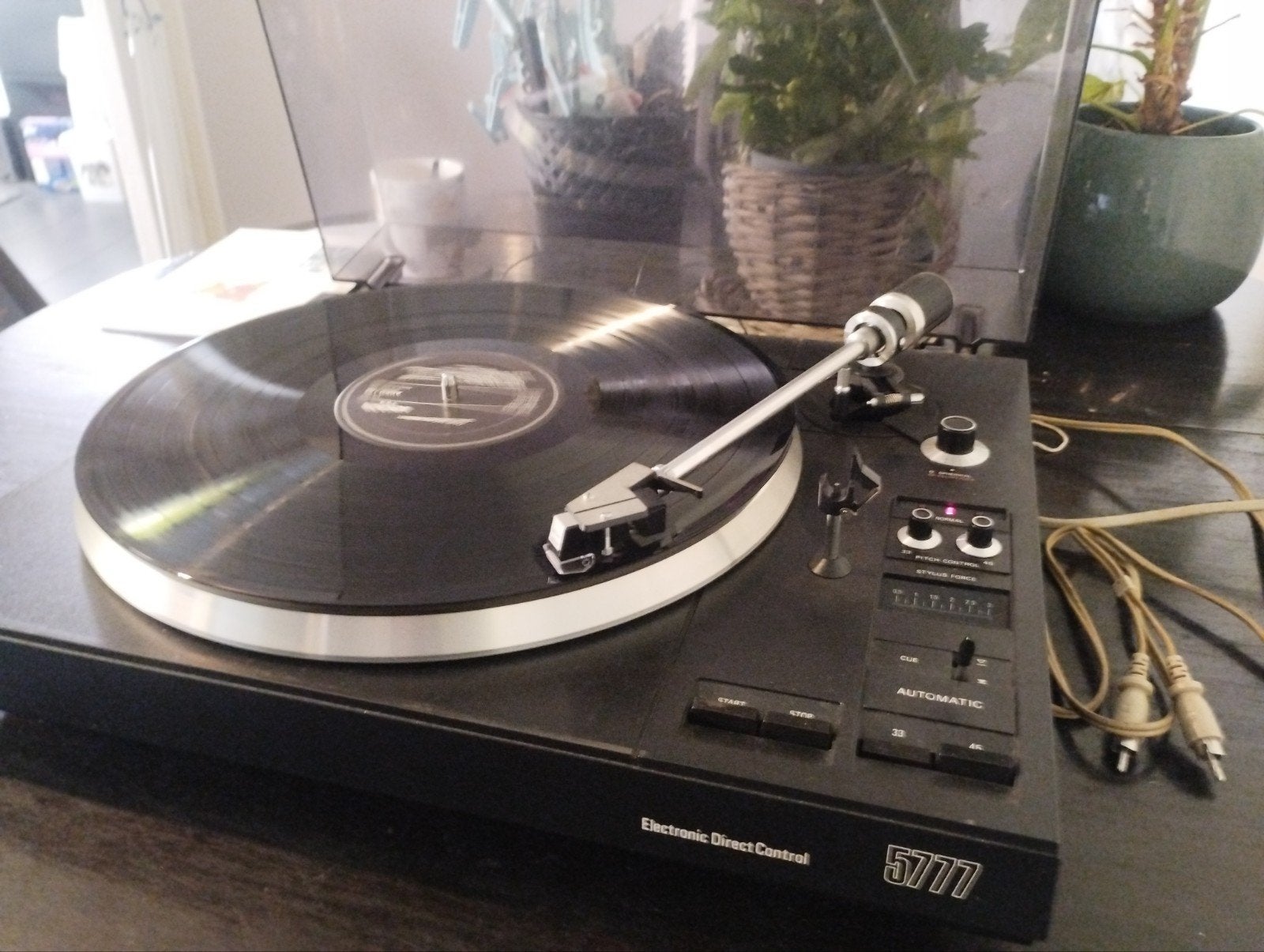 Vintage Platenspeler Erres 5777 Electronic Direct Control, Gebruikt, Automatisch, Platenspeler, Ophalen
