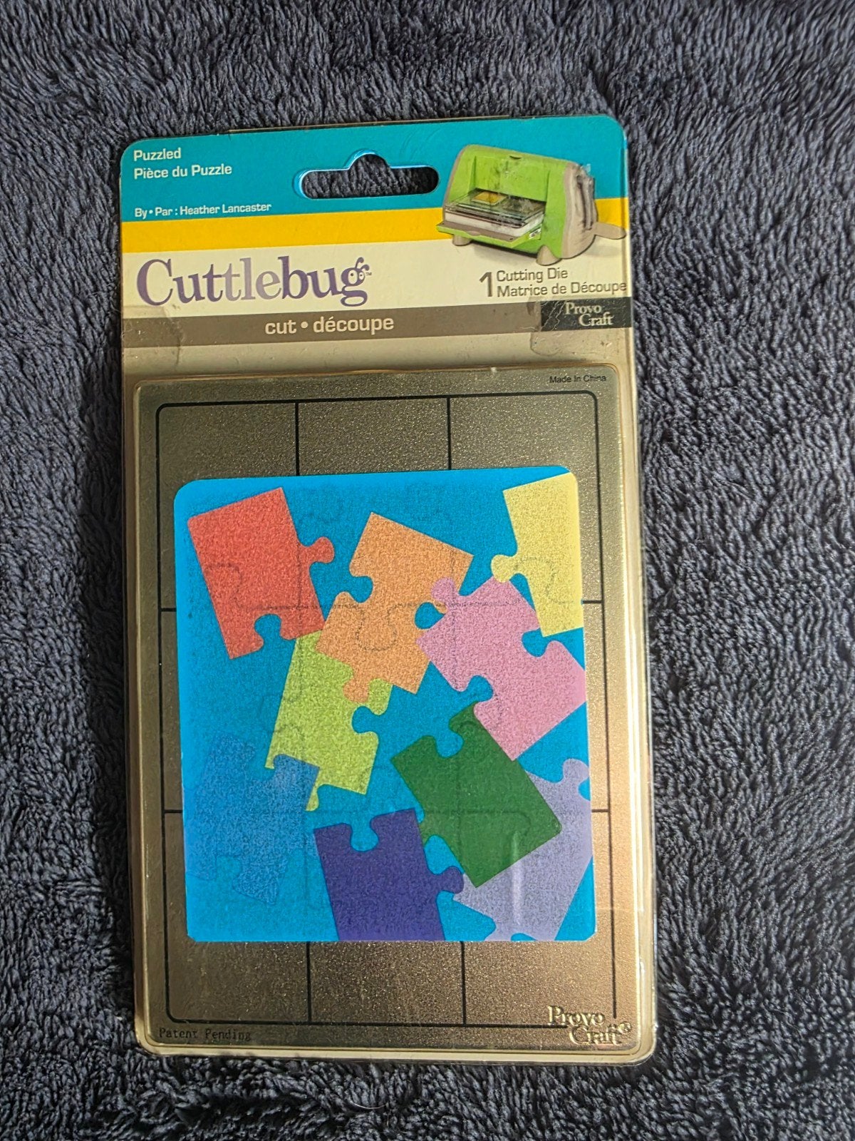 Cuttlebug snijmal 'Puzzled' - Nieuw in verpakking, Geschikt voor snijden, Overige thema's, Gereedschap of Toebehoren, Nieuw