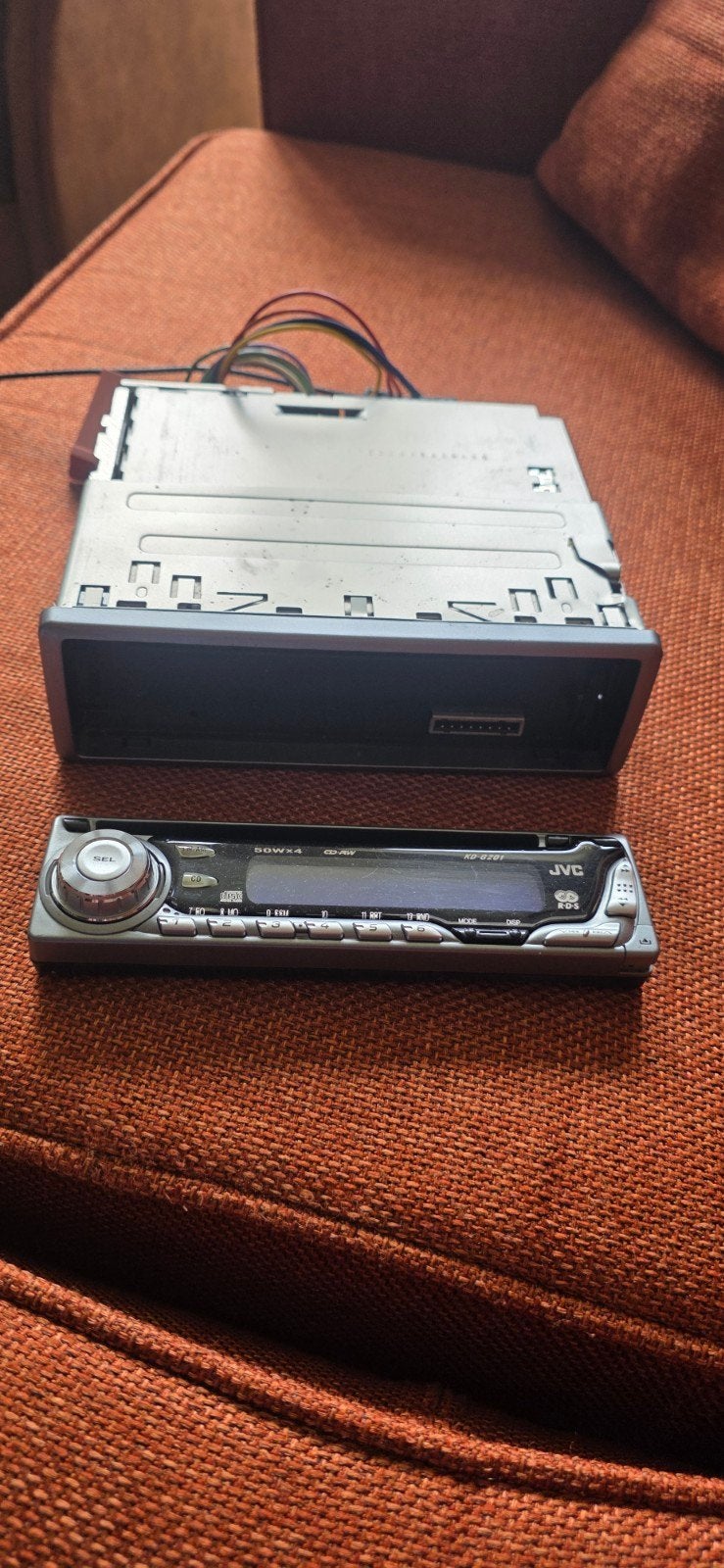 JVC Autoradio KD-G201 met afneembaar frontje, Ophalen of Verzenden, Gebruikt