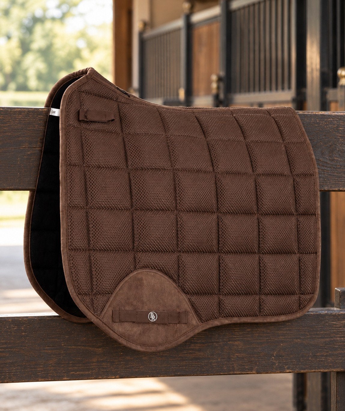 BR Optimum Airflow Dressuur Zadeldek Bruin Full – Nieuw, Dieren en Toebehoren, Full (L), BR, Dressuurdekje, 340 g