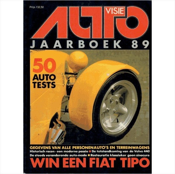 Autovisie Jaarboek 1989 #1 Nederlands, Ophalen of Verzenden, Gelezen, Algemeen