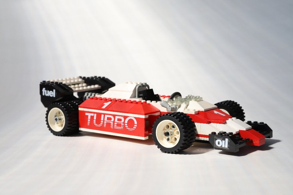 LEGO Model Team 5540 Formula 1 Racer (1986) - extra stickers, Gebruikt, Overige thema's, Lego, Ophalen of Verzenden