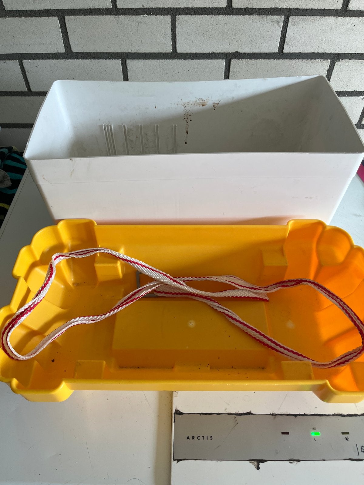 Accubak voor accu caravan 41x19cm, Gebruikt, Universele onderdelen