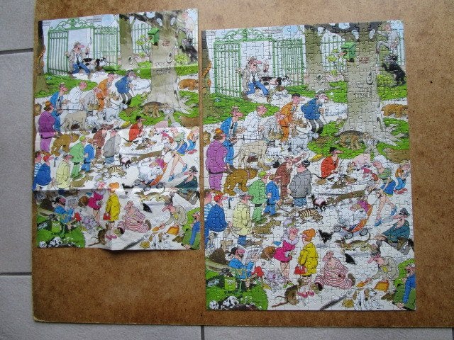 JAN VAN HAASTEREN : DE PLASBOOM / THE PEE TREE 500 stukjes, Ophalen of Verzenden, 500 t/m 1500 stukjes, Gebruikt, Legpuzzel