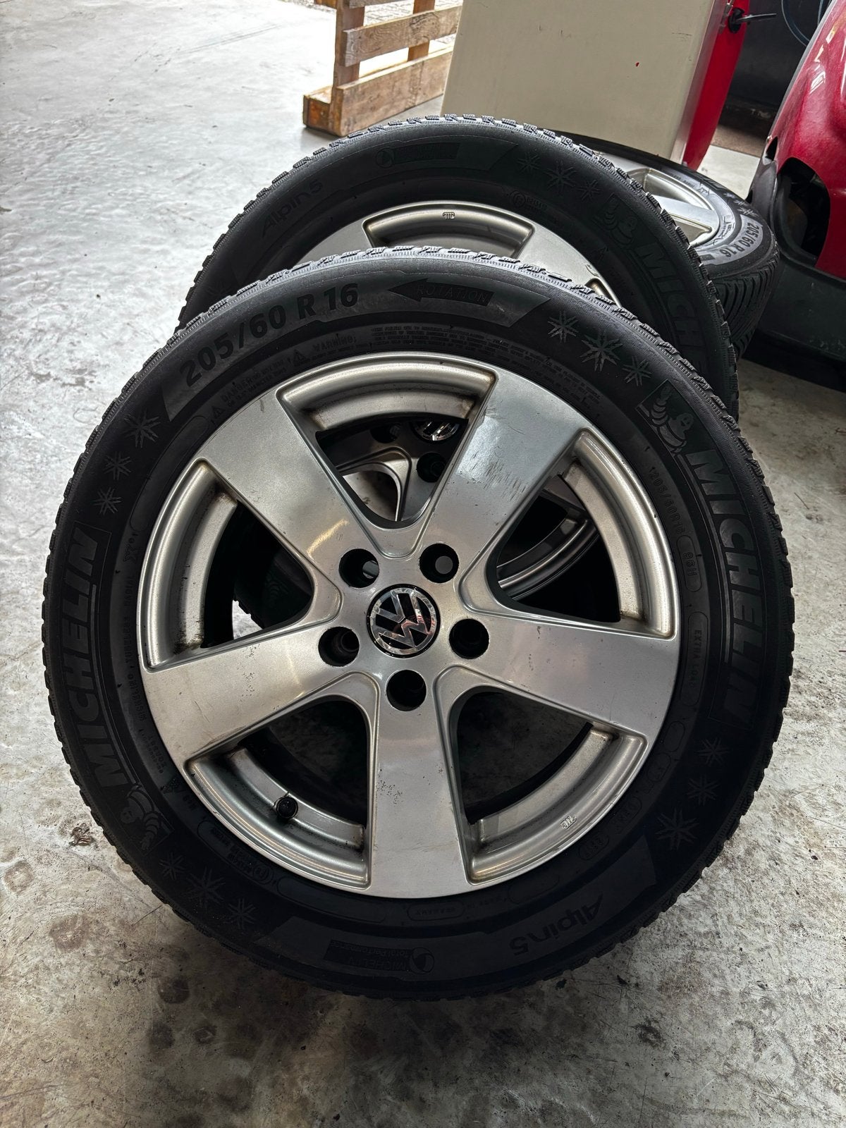16 inch lichtmetalen VW velgen Dezent, Ophalen, Gebruikt, Volkswagen
