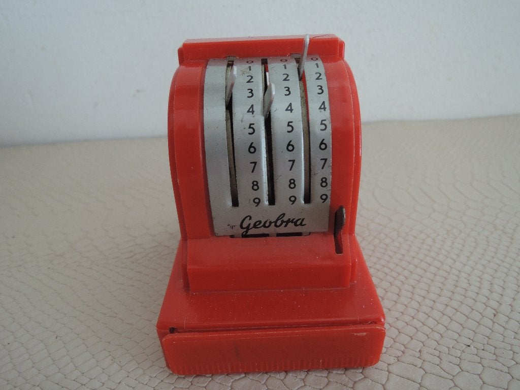Vintage speelgoed kassa in prima staat, Ophalen of Verzenden, Zo goed als nieuw