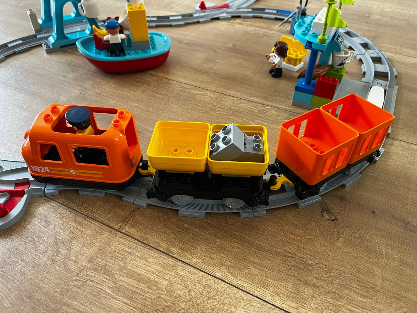 LEGO Duplo Goederentrein 10875 complete set, Ophalen, Gebruikt, Overige thema's, Duplo