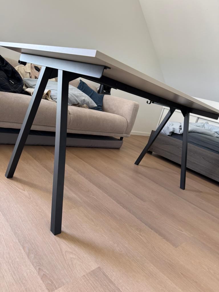Bureau Trotten (IKEA) 160x80, Huis en Inrichting, Bureaus, 160 cm, Gebruikt, Hout, Ophalen of Verzenden