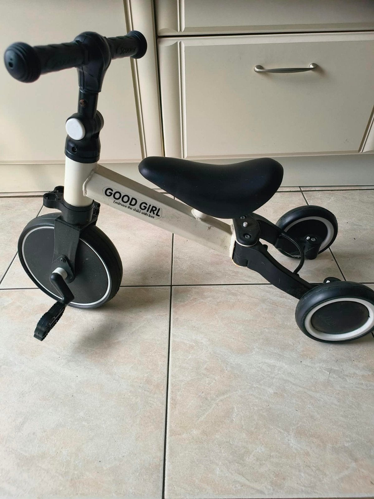 2-in-1 Kinderfiets: Loopfiets en Driewieler - ZGAN