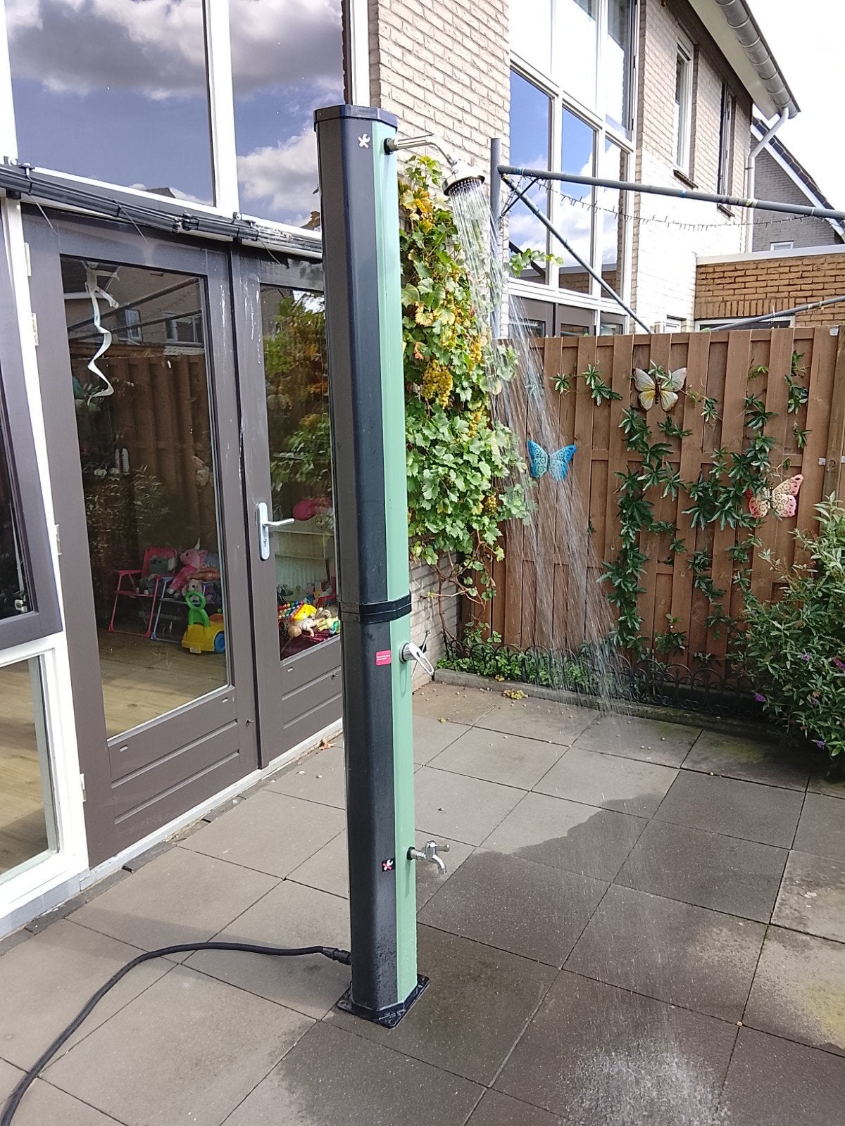 Tillvex Solar Douche 60L - nette staat, Tillvex, Onbekend, Ophalen of Verzenden, Zo goed als nieuw
