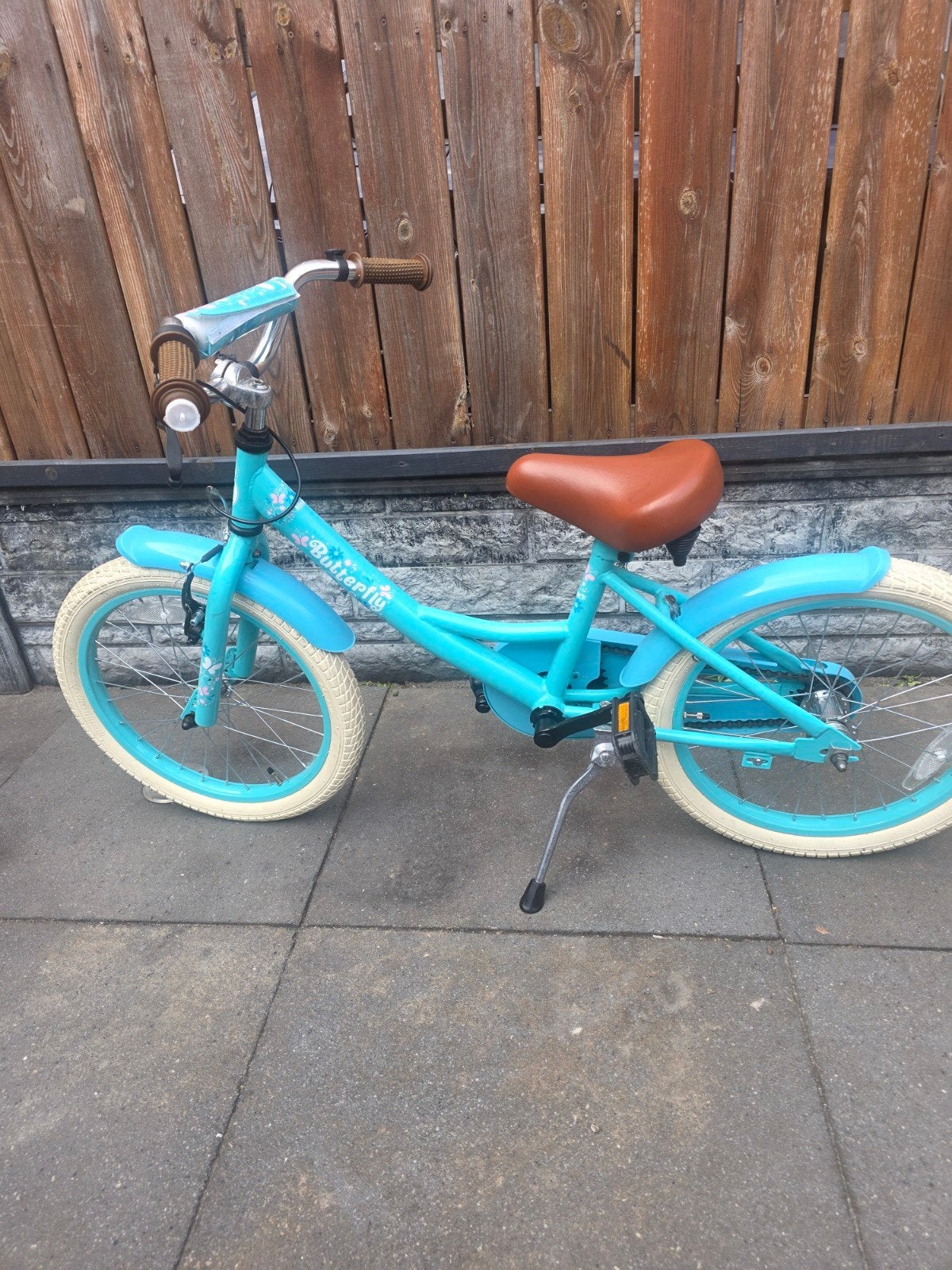 Kinderfiets Butterfly 18 inch - Zo goed als nieuw, Ophalen, Zo goed als nieuw, 16 tot 20 inch